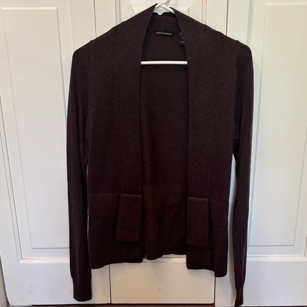 Moda International Dark Brown Cardigan
